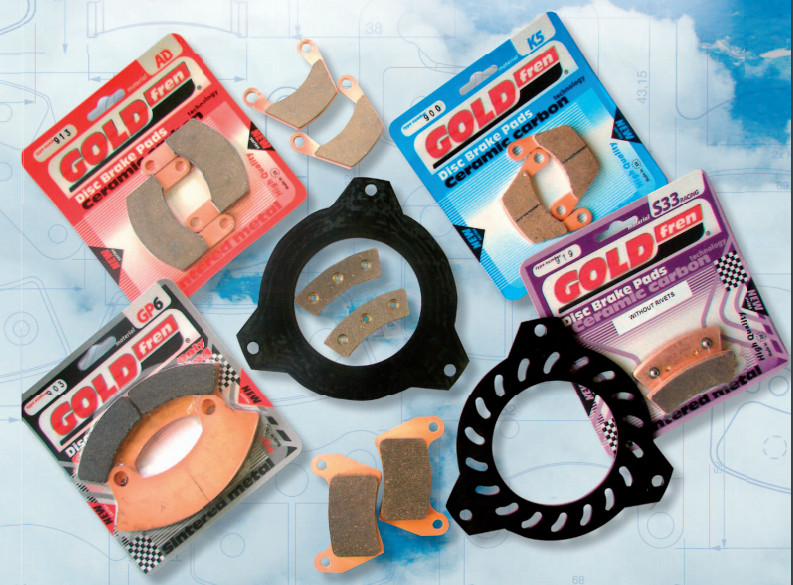 GOLDfren Aircraft Disc Brake Pads